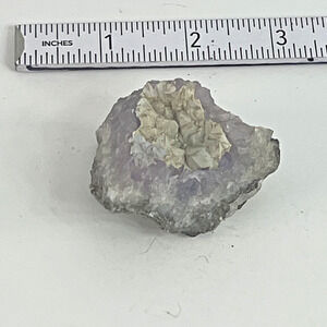 Amethyst Crystal Specimen Natural Purple Calcite Cluster Rock